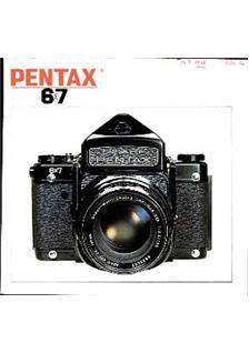 Pentax 6x7 manual. Camera Instructions.